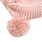 Baby Girls Beanie Earflaps Hat - Infant Toddler Soft Warm Knit Hat Kids Winter Hat With Fleece Lining (Pink,S)