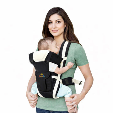 Babygo Kid Seat Baby Hip Carrier 4In1 Adjustable Baby Carrier Cum Kangaroo Bag|Front, Back|For 6 To 24 Months Baby|Newborn To 
