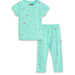 Amazon Brand  Symbol Girls Night Dress | 100% Cotton TShirt & Pajama Set | Age 212 Years (AW20KGSLHS02_Green_1012 Years)