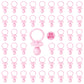 50 Pacifiers For Baby Shower Game Girl, 2.75 Plastic Pacifiers Baby Shower Game, Bulk Baby Shower Pacifiers For Gender Reveal Ba
