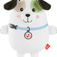 Fisher-Price Baby Toy Calming Vibes Puppy Soother Plush Portable Sound Machine with Vibrations for Newborns 0+ Months