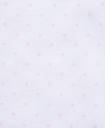 Little Me Baby Girls' 3 Piece Bib And Burp Set, Bunnies, Pink/Multi, One Size