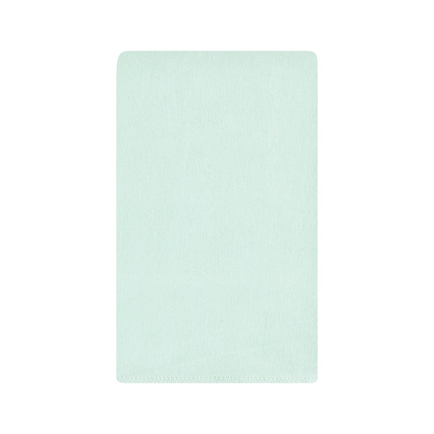 Hudson Baby Unisex Baby Cotton Flannel Burp Cloths, Eucalyptus 10-Pack, One Size