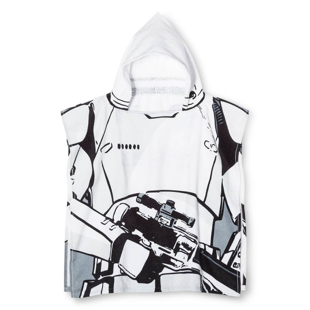 Jay Franco Star Wars Ep7 Storm Troop Cotton Hooded Poncho