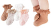 Chung Baby Toddler Girls Princess Cotton Frilly Socks Lace Ruffle Pack Of 4/5/6 Thin Mesh Summer For Dress, 4Mesh,1-3Y