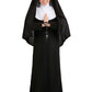 Kids Nun Costume; Catholic Sister Robe For Girls Black