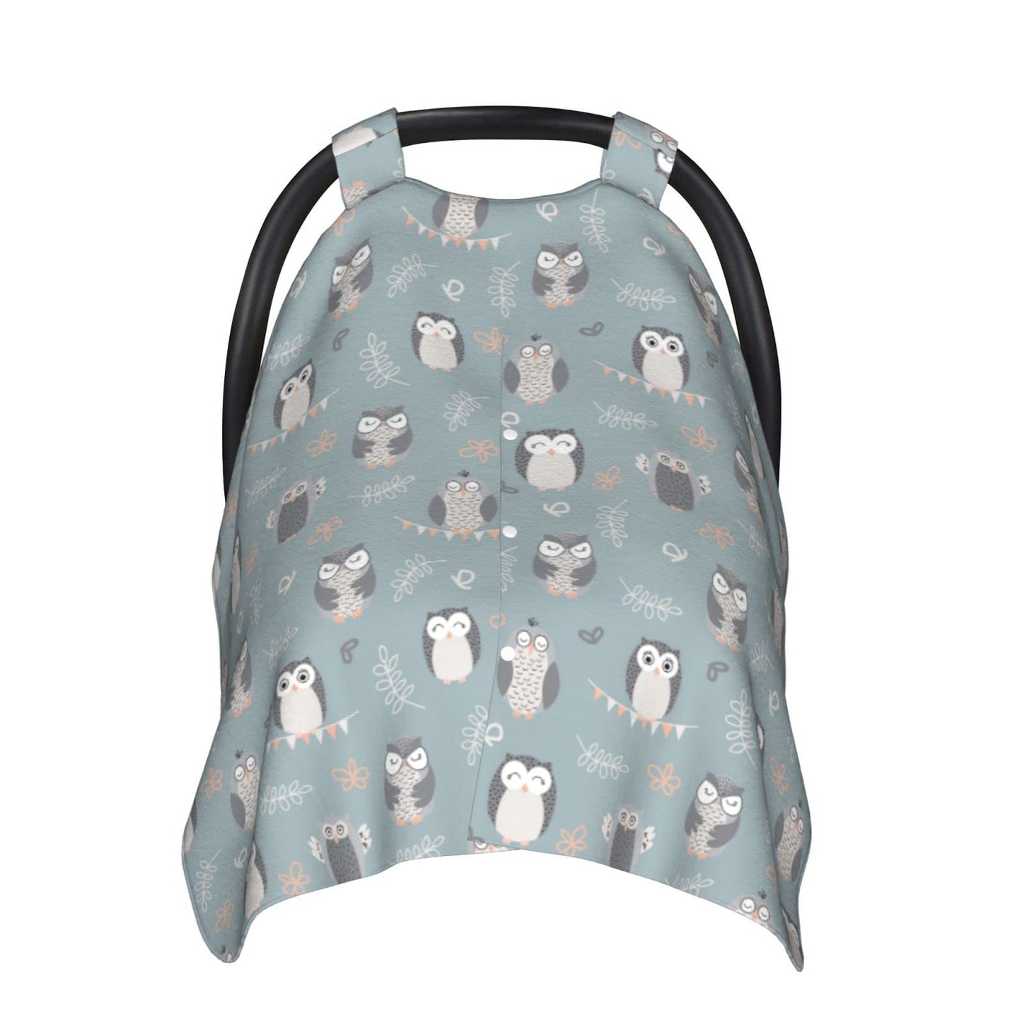 Owl Baby Stuff Car Seat Cover For Baby In Winter Summer, Nursing Cover For Mom, Owl Stuff For Baby Infant