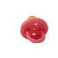 Sweetie Rubber Pacifier Natural Rubber Pacifier Rounded Pink Small 0-6 Month