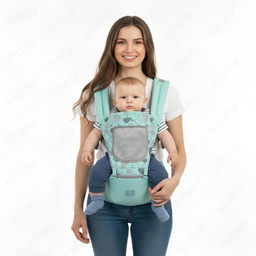 kliteny Baby Sling Carrier Wrap Cotton, Breastfeeding and Stroller Cover Adjustable for Newborn Baby up to 20kg  Special Carrie
