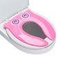 Portable Potty Seat For Toddler Travel - Foldable Non-Slip Potty Training Toilet Seat Cover For Girls, Baby Kids With Drawstring