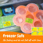 Baby Food Labels, Removable Write-On Daycare Date Labels For Oxo Tot Baby Food Storage Containers, Trays, Jars, Freezer & Dishwa