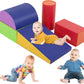 Kids Climb&Crawl Toys for Toddlers 1-3 Baby Playing Blocks 5pcs Kids Climbing Toys Indoor Crawling Gym Equipment for Toddler Fun