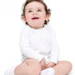 Gerber Toddler Unisex Long Sleeve Onesies Bodysuit, White, 3T