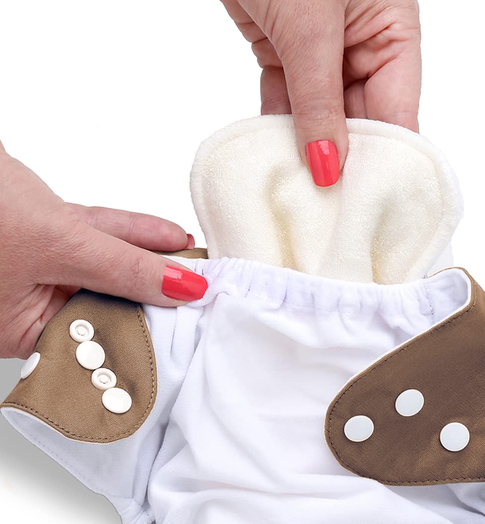 Noras Nursery Baby Cloth Pocket Diapers Inserts 10 Pack