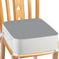Booster Seat for Kitchen Chair - 4-Point Anchor 3.8 Lift Toddler Booster Seat for Dining Table with Side Pockets, Non-Slip & Por