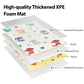 Baby Play Mat, 74 X 50 Inch Play Mat Perfect For Use Baby Playpen, Foldable Baby Foam Playmat For Floor, Portable Waterproof Act