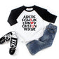 Bump And Beyond Designs Cute Girls And Boys Valentine'S Day Shirt, I Love You (Black 18-24 Months)