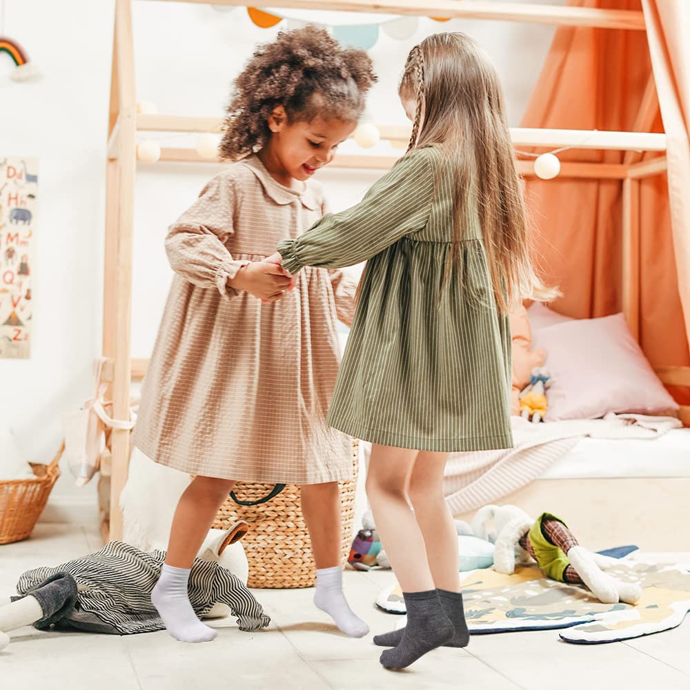 Gentaby Kids Socks,Crew Socks Newborn/Toddler For Children Boys Girls Cozy Athletic Socks, 24Pairs,2-4T