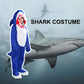 Reneecho Boy'S Shark Costume Halloween Kids Sea Animal Suit Onesie Shark Tail Fin Dress