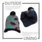 Kids Winter Pompom Hat Scarf Set Warm Knitted Toddler Fleece Cap Baby Girl Twist Earflap Hats (Gray Dinosaur Hat,Xs)
