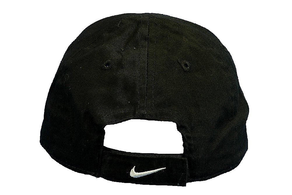 Nike Boys Infants 12-24 Months Black Embroidered Swoosh Cap