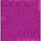Mcs Embossed Live Laugh Love 100-Pocket 4X6 Photo Album, Bright Purple