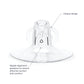 Elvie Pump Breast Shield - 24Mm | 2 Pack Nipple Shield Flange For Pumping Breast Milk | Breast Feeding Essentials For Electric B