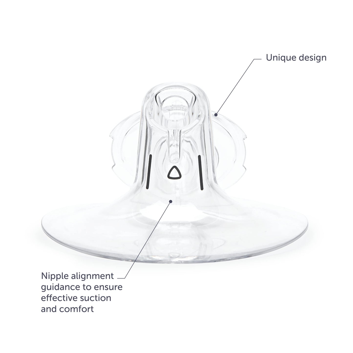Elvie Pump Breast Shield - 24Mm | 2 Pack Nipple Shield Flange For Pumping Breast Milk | Breast Feeding Essentials For Electric B