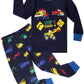 Boys Pajamas Truck Long Sleeve Cotton Pjs Toddler Excavator Clothes Set Winter Sleepwear 2 Piece Kids Construction Pj 10T