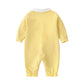 Infant One Piece Jumpsuit 100% Organic Cotton Romper For 0-3 Month Newborn Baby Spring Autumn Summer Outerwear Embroidery