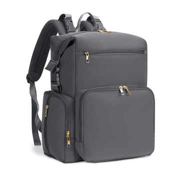 CEI-CEI Neoprene Diaper Bag Backpack Large Newborn Baby Maternity Bags Waterproof Travel Backpack for Mom Dad with Insulated Poc