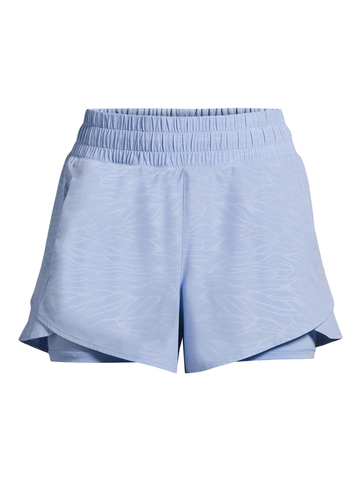 Avia Activewear Womens Cycling Lined Running Shorts, Blue Brick, 3XL