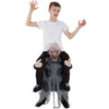 Morph Zombie Piggyback Kids Ride On Costume, Funny Piggy Back Ride