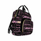 Personalized Name Bag, Custom Diaper Bag With Text Customized Fashion Multipurpose Daycare Bag Mummy Nursing Baby Bags Shoulder
