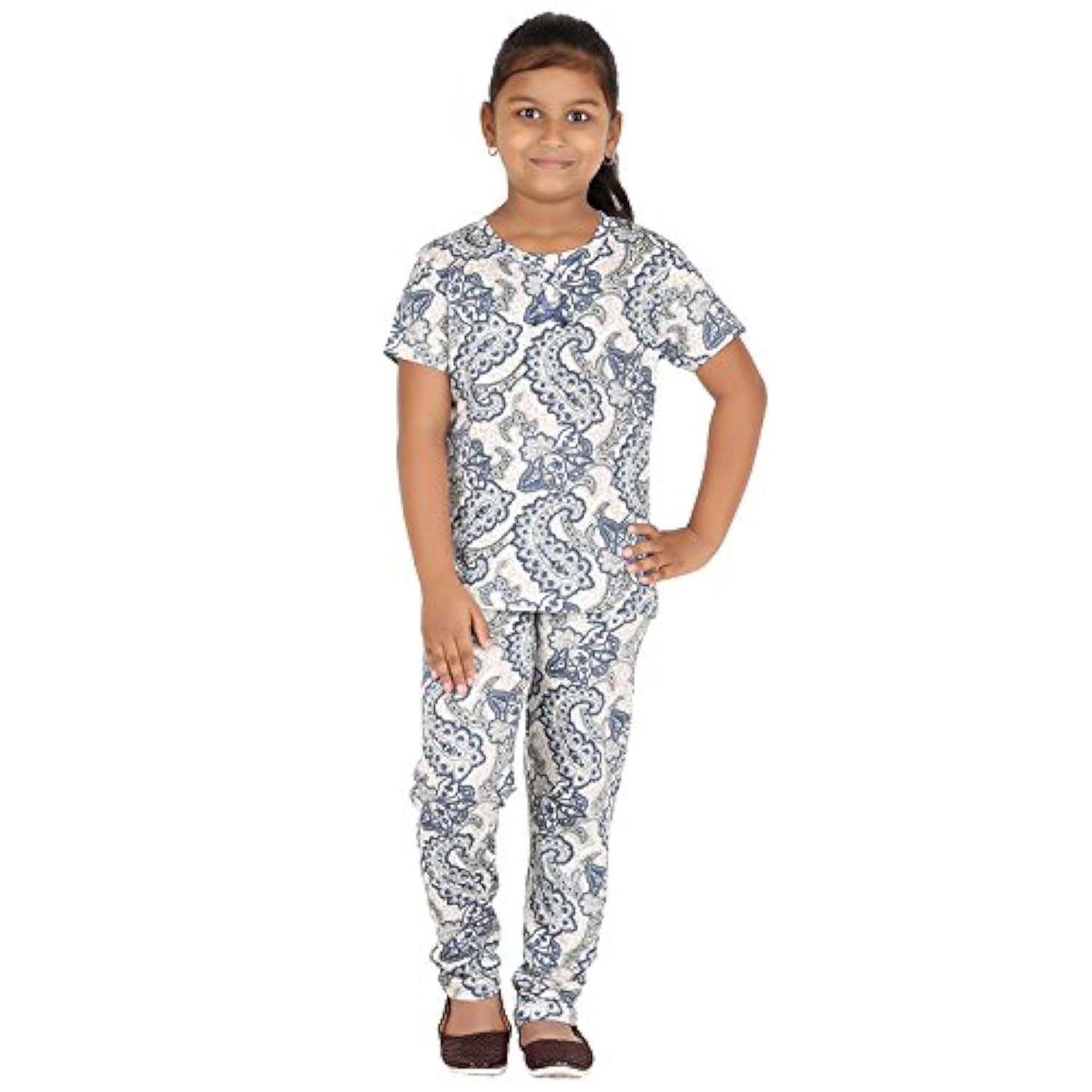 FICTIF Girls Navy Color Suit and Set (FG303NA mango910)