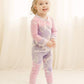 Vaenait Baby Kids Junior 100% Cotton Sleepwear Pajamas 2Pcs Set Tiedye-Bluepurple-250 M