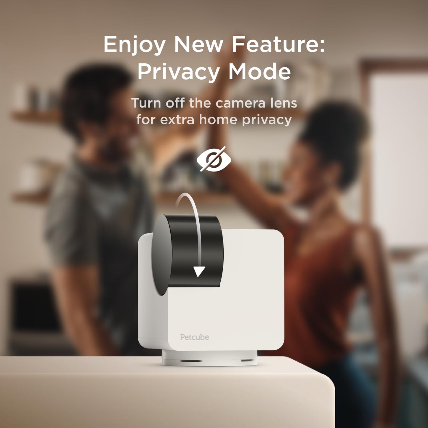 Petcube Cam 360 Camera Interactive Wifi Pet And Home Security Pan-Tilt Camera With Phone App, 1080P Hd Video, 360 Rotation, Nigh