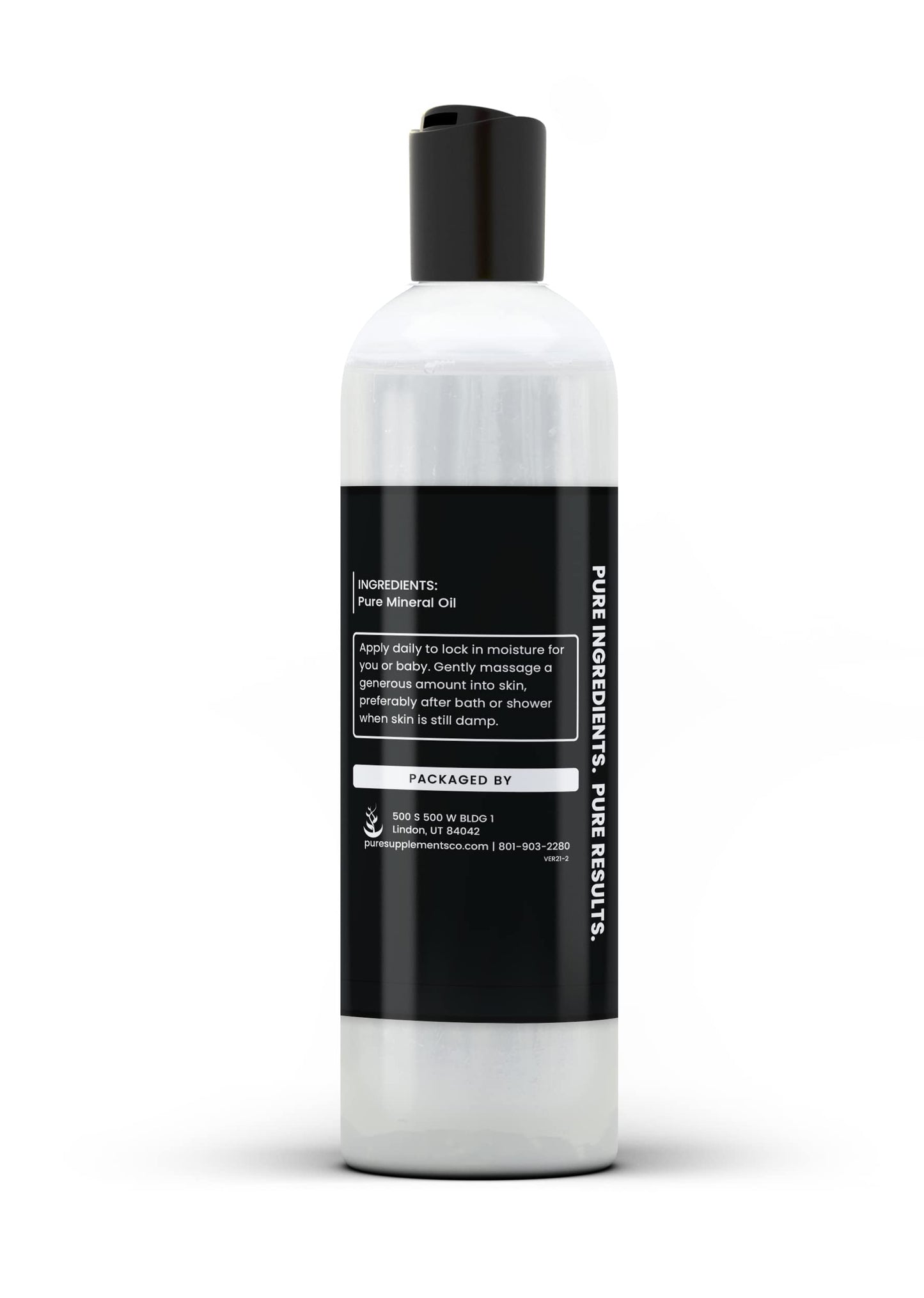 Pure Original Ingredients Baby Oil (16 Fl Oz) Natural Moisturizer, Gentle, Fragrance Free