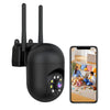 JAIOTlink 2K Security Camera Wired, 2.4/5GHz Home WiFi Camera, 360 PTZ Baby Monitor with Color Night Vision, Motion Detection, 2