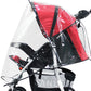 Rain & Wind Shield Transparent Baby Stroller Cover For Travel Stroller Rin Cover Universal No Window Clear2