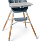 Skip Hop Baby High Chair 4 in 1 Convertible High Chair, EON, Slate Blue