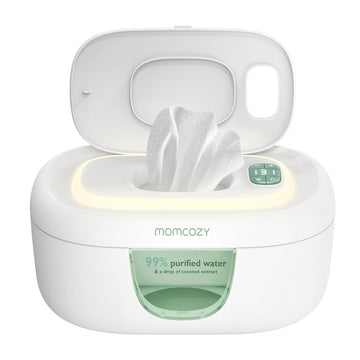 Momcozy Baby Wipe Warmer, Innovative Spring Design, Large Capacity Wipes Dispenser, Fast And Even Heating, 4 Modes Of Temperatur