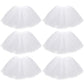 Kilofly 6Pc White Girls Ballet Tutu Kids Birthday Princess Party Favor Dress Set