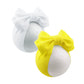 Lddcx Bows For Baby Girls Headband, Newborn Bows Headbands Baby Hair Bows Hairbands Hair Accessories.(Fd104) (Yellow White)