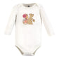 Hudson Baby Unisex Baby Cotton Long-Sleeve Bodysuits, Fall Squirrel 7-Pack, 18-24 Months