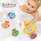 Dwi Dowellin Bath Toys Fishing Games Swimming Whales Bath Time Bathtub Toy for Toddlers Baby Kids Infant Fish Set Age 18months a
