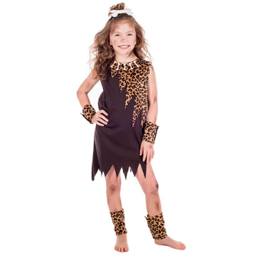 Fun Shack Cavegirl Costume Kids, Cave Girl Costume Kids, Cave Girl Dress, Cavegirl Costume For Girls, Caveman Costume Kids, Larg