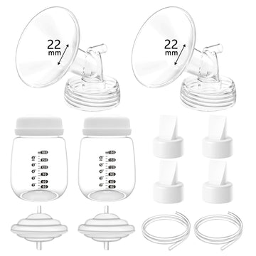 22Mm Pump Parts Compatible With Spectra S1/S2/9 Plus,Spectra Replacement Pump Parts,Full Set Replace Include 22Mm Flange, Duckbi
