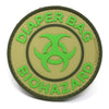Tactical Diaper Bag Biohazard Pvc Tactical Hook And Loop Patch | Funny And Practical