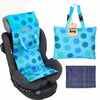 Babeezy Baby Car Seat Cooling Pad with Insulated Bag Reusable Baby Carseat Cooler Cooling for Car Seat Belts Summer Essential 4 